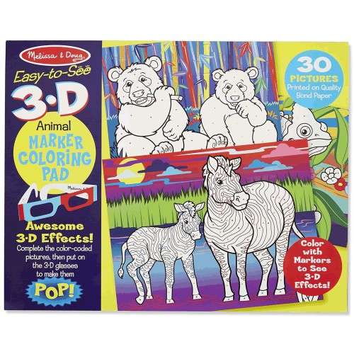 3D Coloring Book - Animals