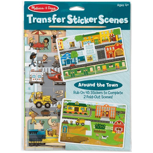 Transfer Stickers Scenes - Around the Town