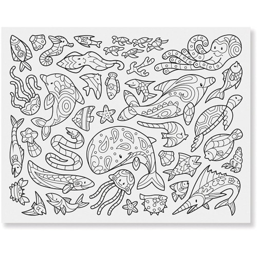 Color Your Own Sticker Pad - Animals