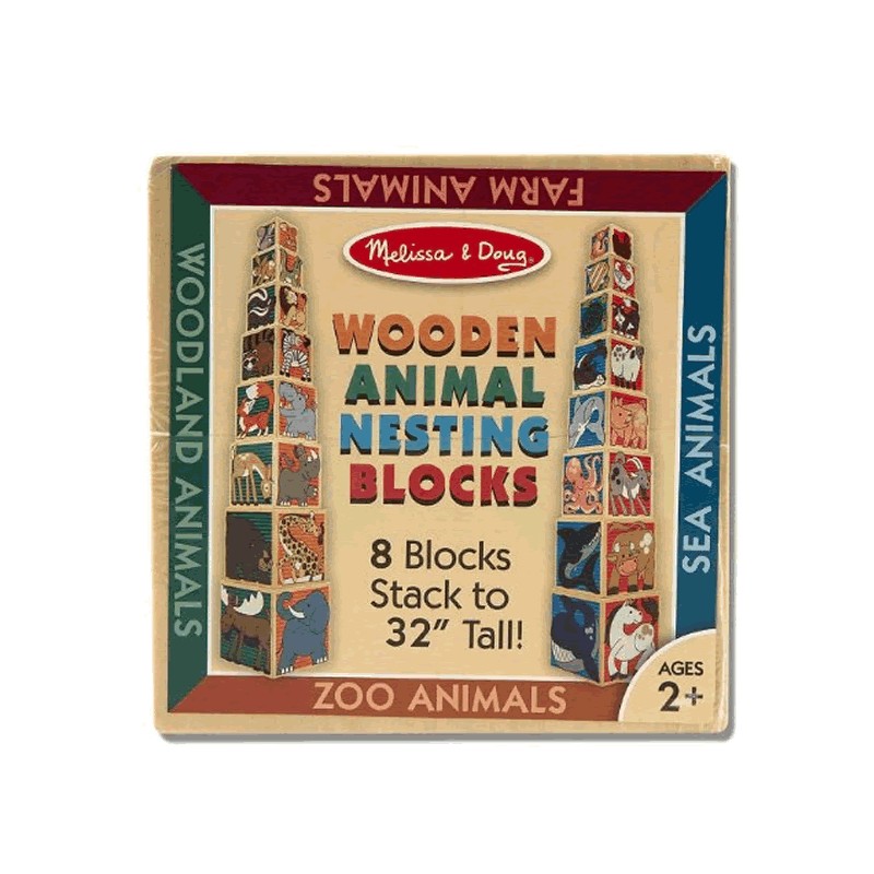 wooden nesting blocks