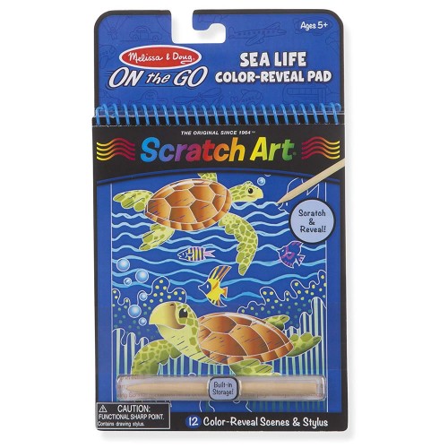 Scratch Art - Color Reveal Pad - Sea Life