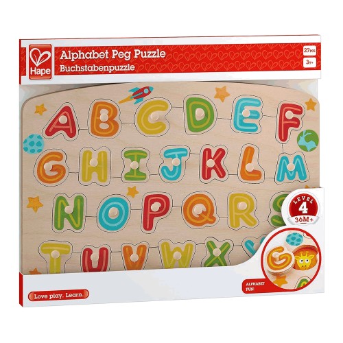 Alphabet Peg Puzzle