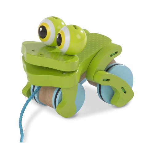 First Play - Frolicking Frog Pull Toy
