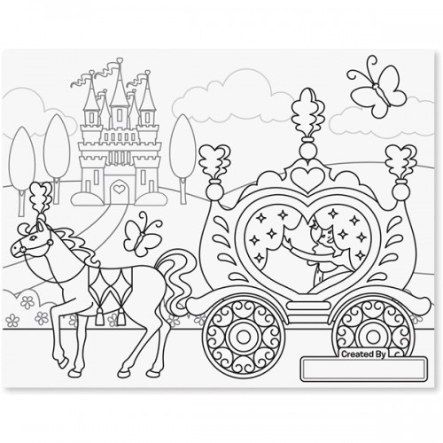 Jumbo Coloring Pad - Princess &amp; Fairy