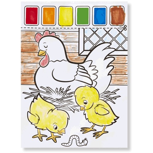 Paint with Water - Farm Animals