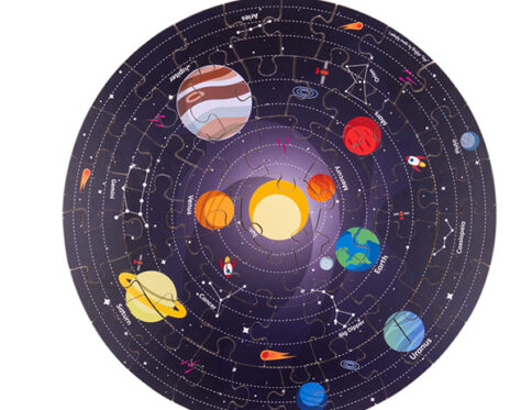 Solar System Circular Floor Puzzle