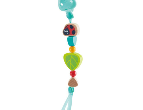 Ladybug Pacifier Clip