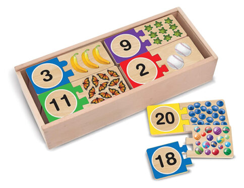 Self-Correcting 1-20 Number Puzzles